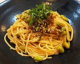 梅しそと枝豆の和風パスタ作り方3写真