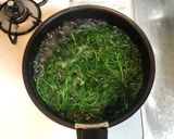 おかひじきとしらすのポン酢サラダ作り方1写真