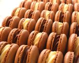 大量生産!卵白2個でチョコマカロン30個作り方1写真