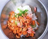 ツナと九条ねぎのオイル混ぜご飯作り方2写真