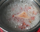 ご飯を熱湯で煮る★釜揚げしらすトマト粥作り方3写真