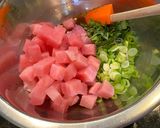 海鮮ユッケ丼作り方2写真