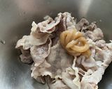 豚しゃぶ＆揚げ野菜のぶっかけ風うどん作り方2写真