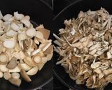 茸とつゆむらさきの山椒煮作り方1写真