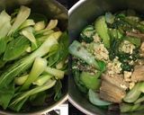 豚バラ肉とチンゲン菜の山椒オイスター煮作り方6写真