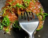 ハンバーグナポリタンパスタ作り方14写真