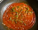 ハンバーグナポリタンパスタ作り方15写真