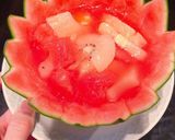 スイカのフルーツポンチ作り方5写真