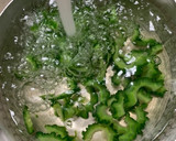 ゴーヤーとハムの和風レモン和え作り方4写真