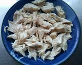 鶏ささみと赤たまねぎと青シソのポン酢和え作り方3写真