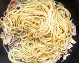 豚とエリンギの旨辛バター醤油パスタ作り方3写真