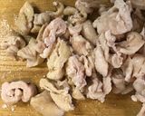 あまった鶏皮でカリカリ 甘辛醤油版作り方3写真
