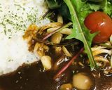 レトルト●きのこのバターソテーのカレー作り方2写真