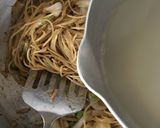 あまり物で　海苔の佃煮パスタ作り方5写真