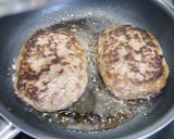 再現!ガストのチーズINハンバーグ作り方8写真