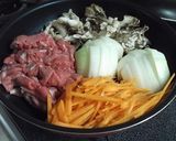 野菜たっぷり 甘辛牛丼作り方2写真