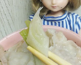 リカちゃん♡ネギ 小松菜 豚肉の蒸し焼き作り方17写真