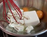 計量いらず簡単なお豆腐たっぷりパンケーキ作り方1写真