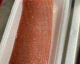 鮪ローストの燻製　香草オイル漬け作り方1写真