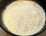 明太子(たらこ)クリームパスタ作り方4写真