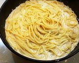 明太子(たらこ)クリームパスタ作り方6写真