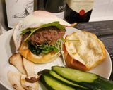 肉汁溢れる　あっさり和風おろしバーガー作り方3写真