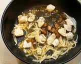 ポルチーニのクリームパスタ作り方5写真