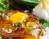 オクラと豆腐の照り焼きハンバーグ作り方9写真
