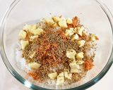 ごま香る☆おにぎり(鮭・チーズ)作り方1写真