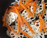 マスタードレンコンきんぴら作り方4写真