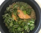 バター香る！鮭とねぎの混ぜご飯作り方3写真