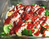 賄い サバ缶と夏野菜のチーズ焼作り方6写真