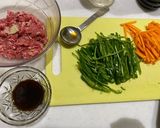旬のピーマンと牛肉の炒め物(青椒肉絲)作り方1写真