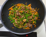 旬のピーマンと牛肉の炒め物（青椒肉絲）作り方3写真