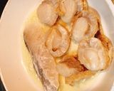 白身魚とホタテのソテー♡小松菜ソース作り方6写真