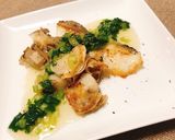 白身魚とホタテのソテー♡小松菜ソース作り方8写真
