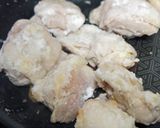圧力鍋で鶏もも肉の缶詰焼き鳥風味作り方3写真