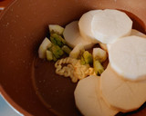 ヨウサマの減塩大根とホタテ缶の煮物作り方2写真