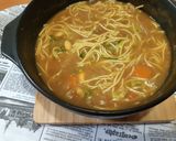残りのカレーでカレーラーメン作り方2写真