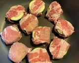 ズッキーニと豚肉巻作り方1写真