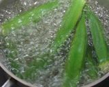 カニカマとオクラの春雨サラダ作り方1写真