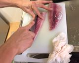 イサキのお刺身作り方10写真