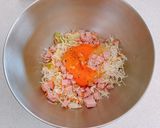 簡単！こどもが食べるお好み焼き風キャベツ作り方2写真