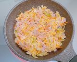 簡単！こどもが食べるお好み焼き風キャベツ作り方4写真