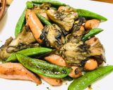 今夜は餃子の日♬ネギ塩スープ・中華サラダ作り方4写真