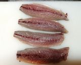 新玉ねぎと人参と鰺フライの酢の物作り方2写真