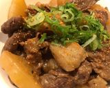 *牛すじ煮込み(どて煮)*。作り方7写真