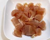 チキンのケイパークリーム煮作り方1写真
