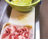レタスと豚バラのささっと炒め作り方1写真