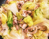 レタスと豚バラのささっと炒め作り方2写真